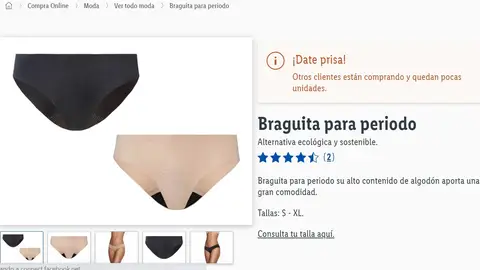 Braguita menstrual Braguita menstrual