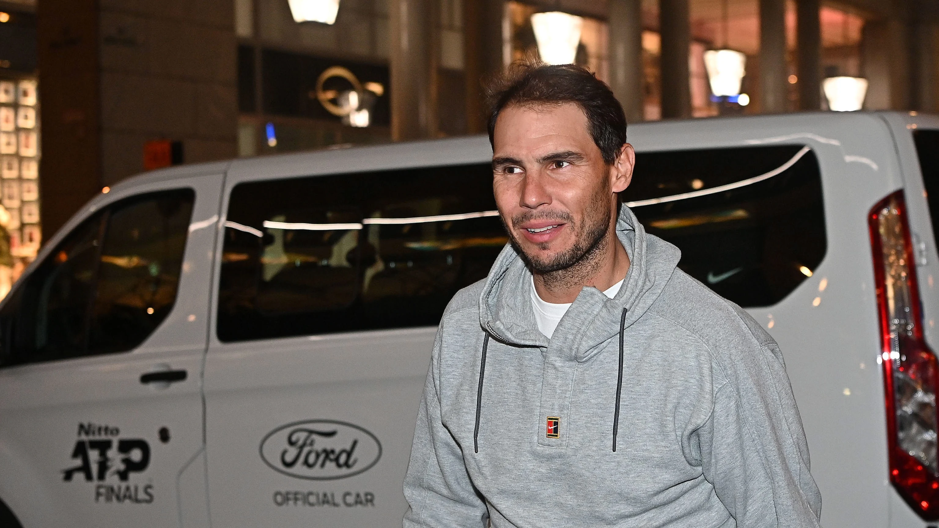 Rafa Nadal, a su llegada a Turín, donde se celebran las ATP Nitto Finals Rafa Nadal, a su llegada a Turín, donde se celebran las ATP Nitto Finals