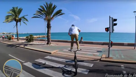 Fabio Wibmer en una imagen de su vídeo homenaje al videojuego Grand Theft Auto Fabio Wibmer en una imagen de su vídeo homenaje al videojuego Grand Theft Auto