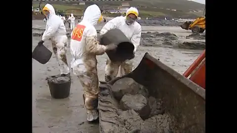 Aniversario del 'Prestige', el desastre medioambiental más grande de la historia Aniversario del 'Prestige', el desastre medioambiental más grande de la historia