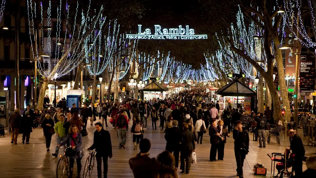 Luces de Navidad en Barcelona 
