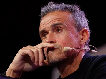 Luis Enrique, en rueda de prensa Luis Enrique, en rueda de prensa