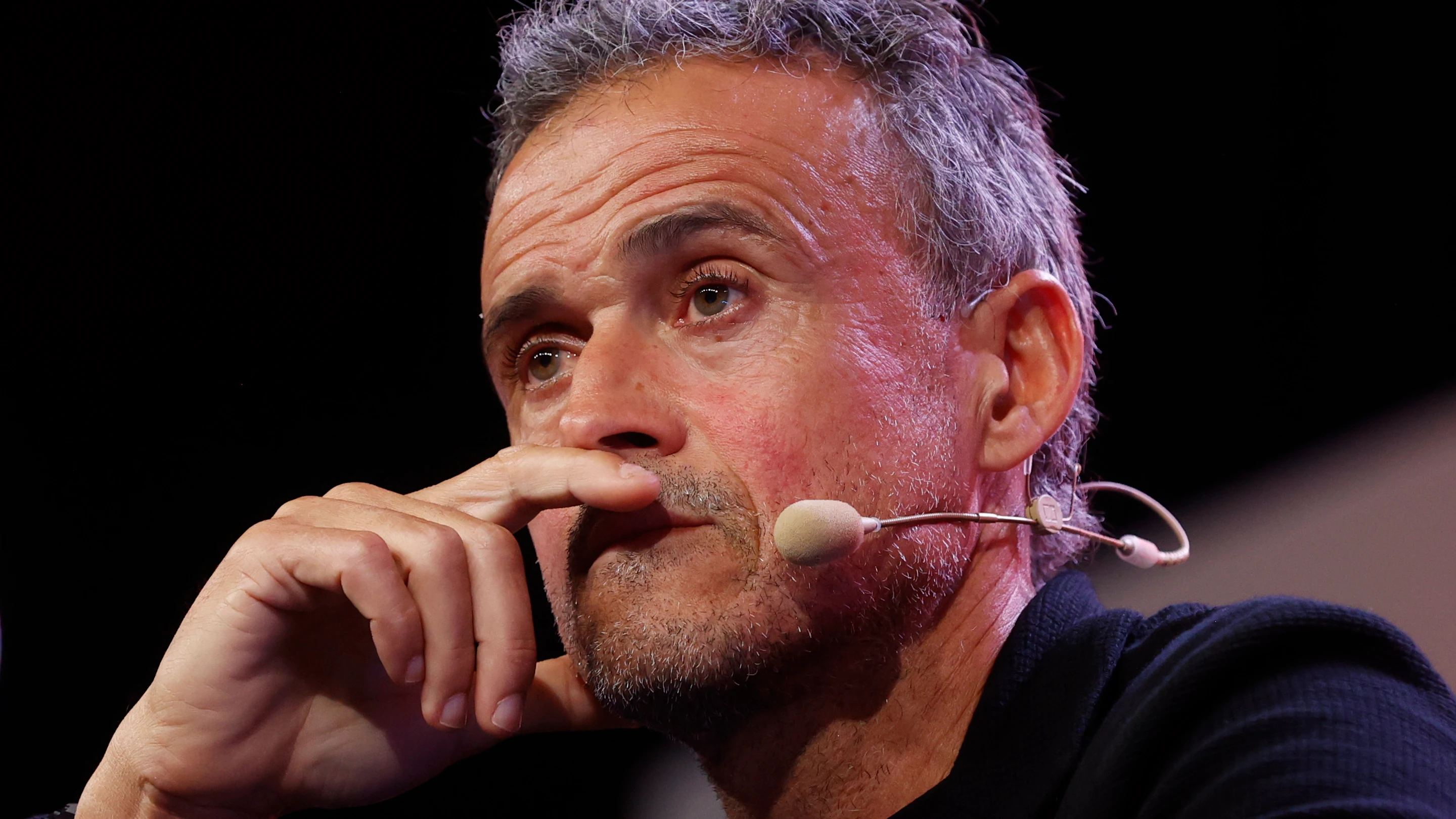 Luis Enrique, en rueda de prensa