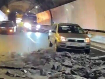 Cae el techo de un túnel en Lesarri (Guipúzcoa) y deja tres heridos