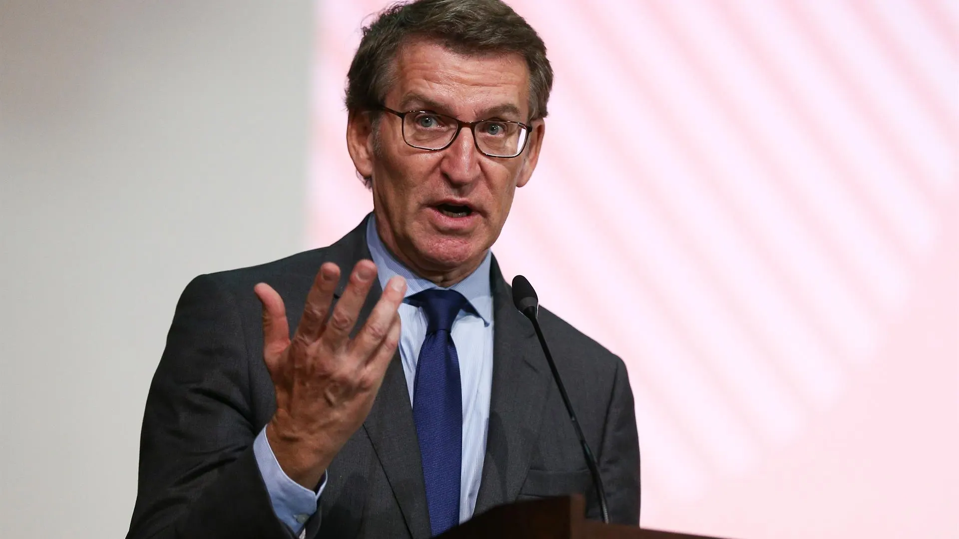 El presidente del Partido Popular, Alberto Núñez Feijóo El presidente del Partido Popular, Alberto Núñez Feijóo