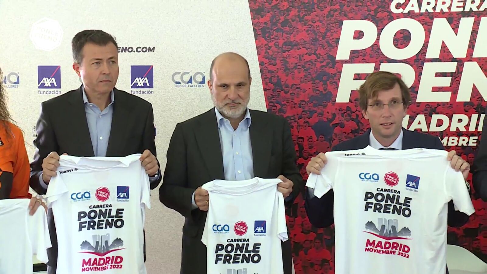 Se presenta en Madrid la carrera Ponle Freno, un símbolo por las víctimas de tráfico