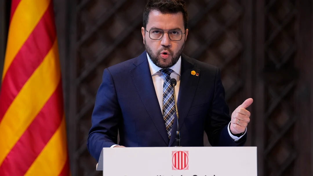 El presidente de la Generalitat, Pere Aragon&egrave;s