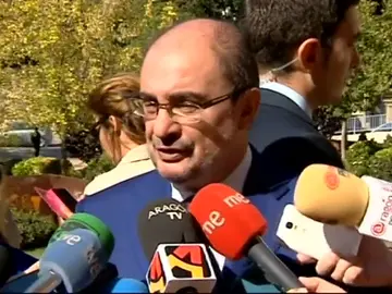 El socialista Javier Lambán: "Estoy en contra de la reforma del delito de sedición, pero jamás aceptaré lecciones" El socialista Javier Lambán: "Estoy en contra de la reforma del delito de sedición, pero jamás aceptaré lecciones"
