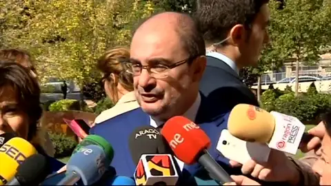 El socialista Javier Lambán: "Estoy en contra de la reforma del delito de sedición, pero jamás aceptaré lecciones" El socialista Javier Lambán: "Estoy en contra de la reforma del delito de sedición, pero jamás aceptaré lecciones"