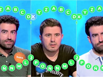 ¡Qué adrenalina! Las tres respuestas que han privado a Rafa y Orestes del bote de ‘Pasapalabra’ ¡Qué adrenalina! Las tres respuestas que han privado a Rafa y Orestes del bote de ‘Pasapalabra’