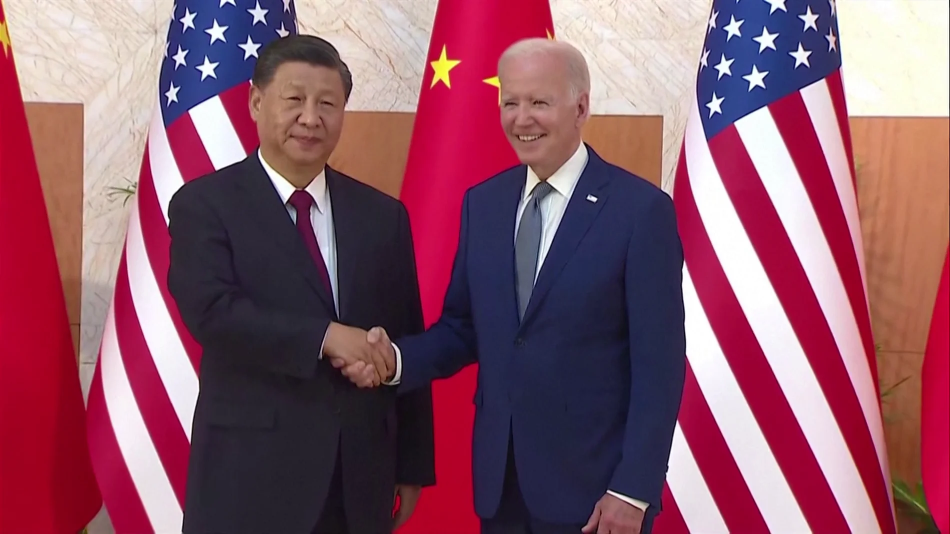 Joe Biden y Xi Jingping en su último encuentro