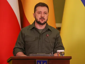 El presidente de Ucrania, Volodímir Zelenski El presidente de Ucrania, Volodímir Zelenski