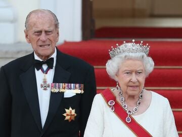 Felipe de Edimburgo y la reina Isabel II