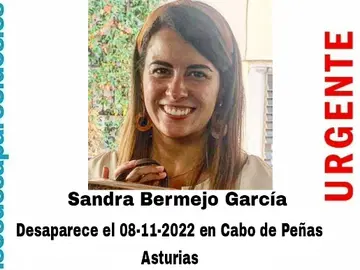 Buscan a Sandra Bermejo, la joven desaparecida en Gijón Buscan a Sandra Bermejo, la joven desaparecida en Gijón