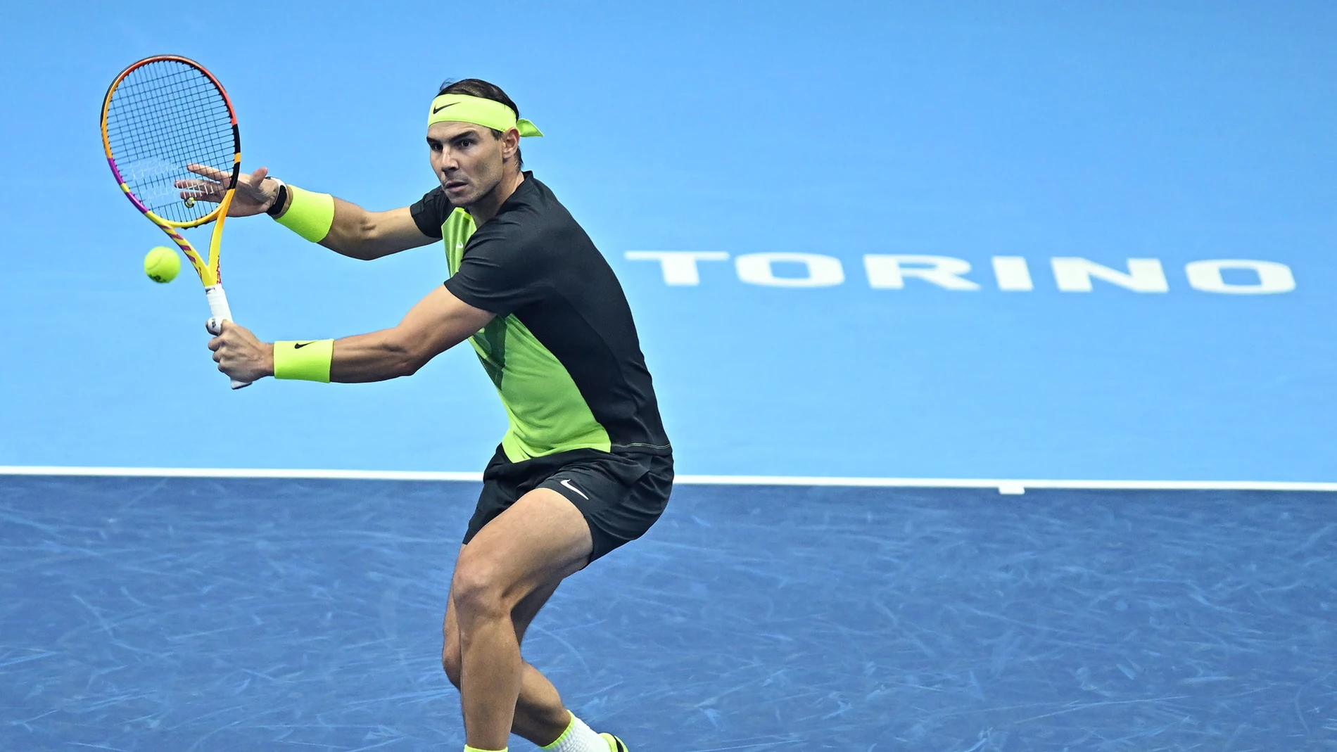 Rafa Nadal, en las ATP Finals de Turín