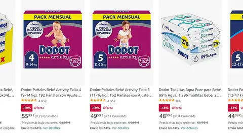 Selección de productos de DODOT Selección de productos de DODOT