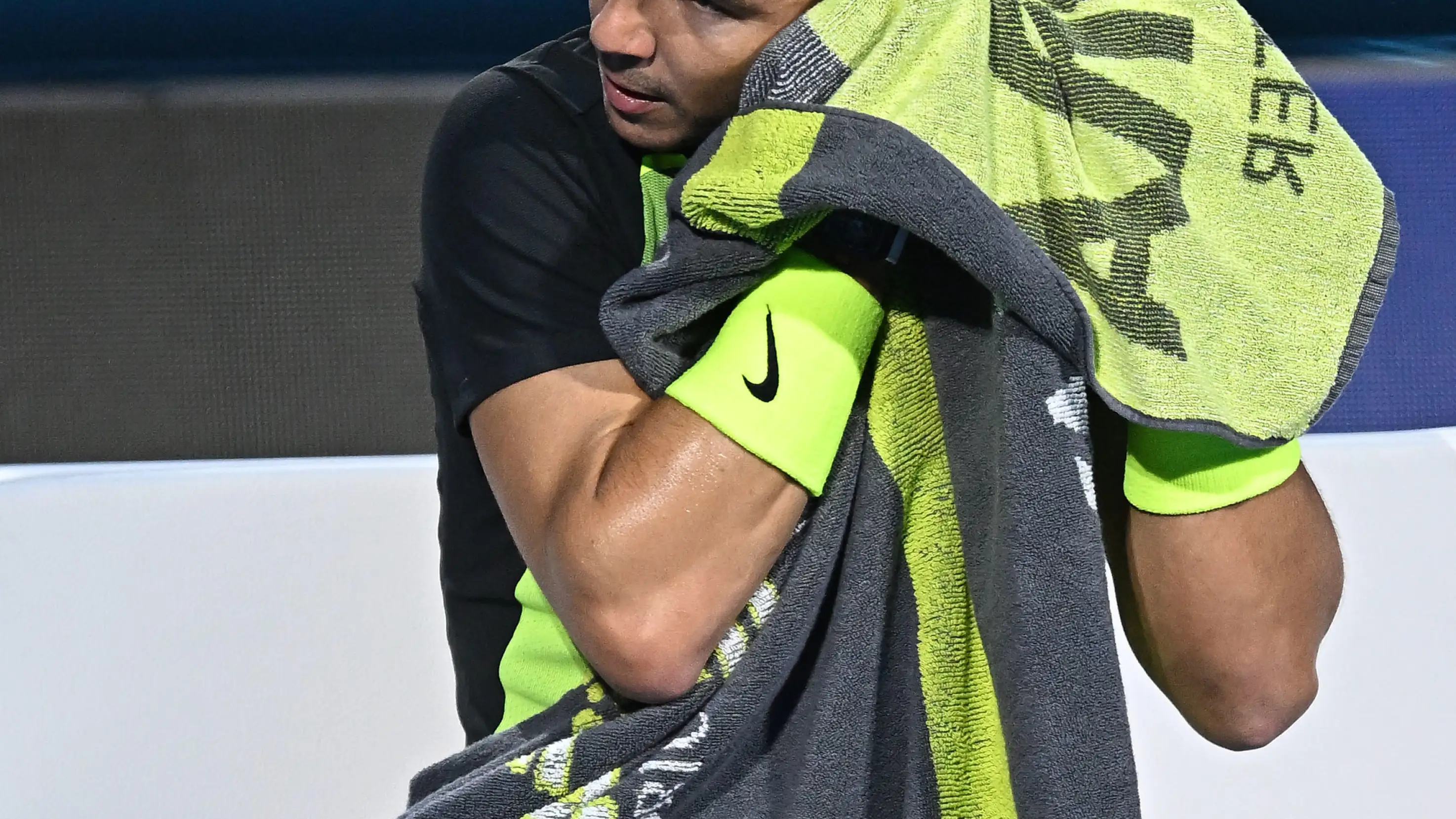 Rafa Nadal, en su partido ante Felix Auger-Aliassime Rafa Nadal, en su partido ante Felix Auger-Aliassime