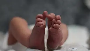 Un bebé en el hospital
