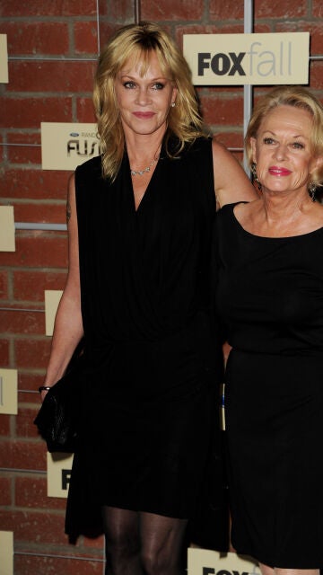 Melanie Griffith y Tippi Hedren en 2012