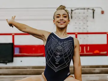 La gimnasta Marina González en una imagen de su Instagram La gimnasta Marina González en una imagen de su Instagram