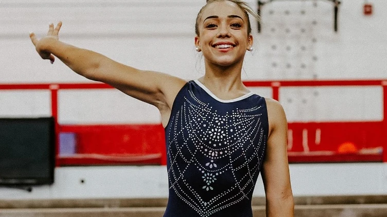 La gimnasta Marina González en una imagen de su Instagram La gimnasta Marina González en una imagen de su Instagram