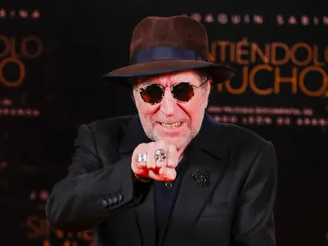 El músico y compositor Joaquín Sabina El músico y compositor Joaquín Sabina