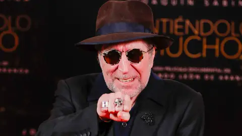 El músico y compositor Joaquín Sabina El músico y compositor Joaquín Sabina