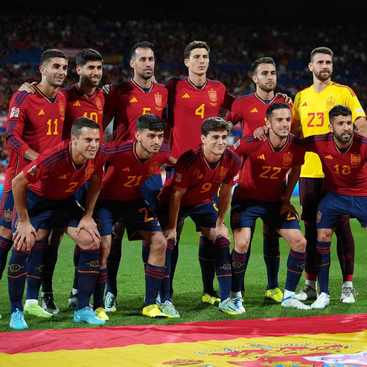 Cuántos tiene España, y jugadores de selección española