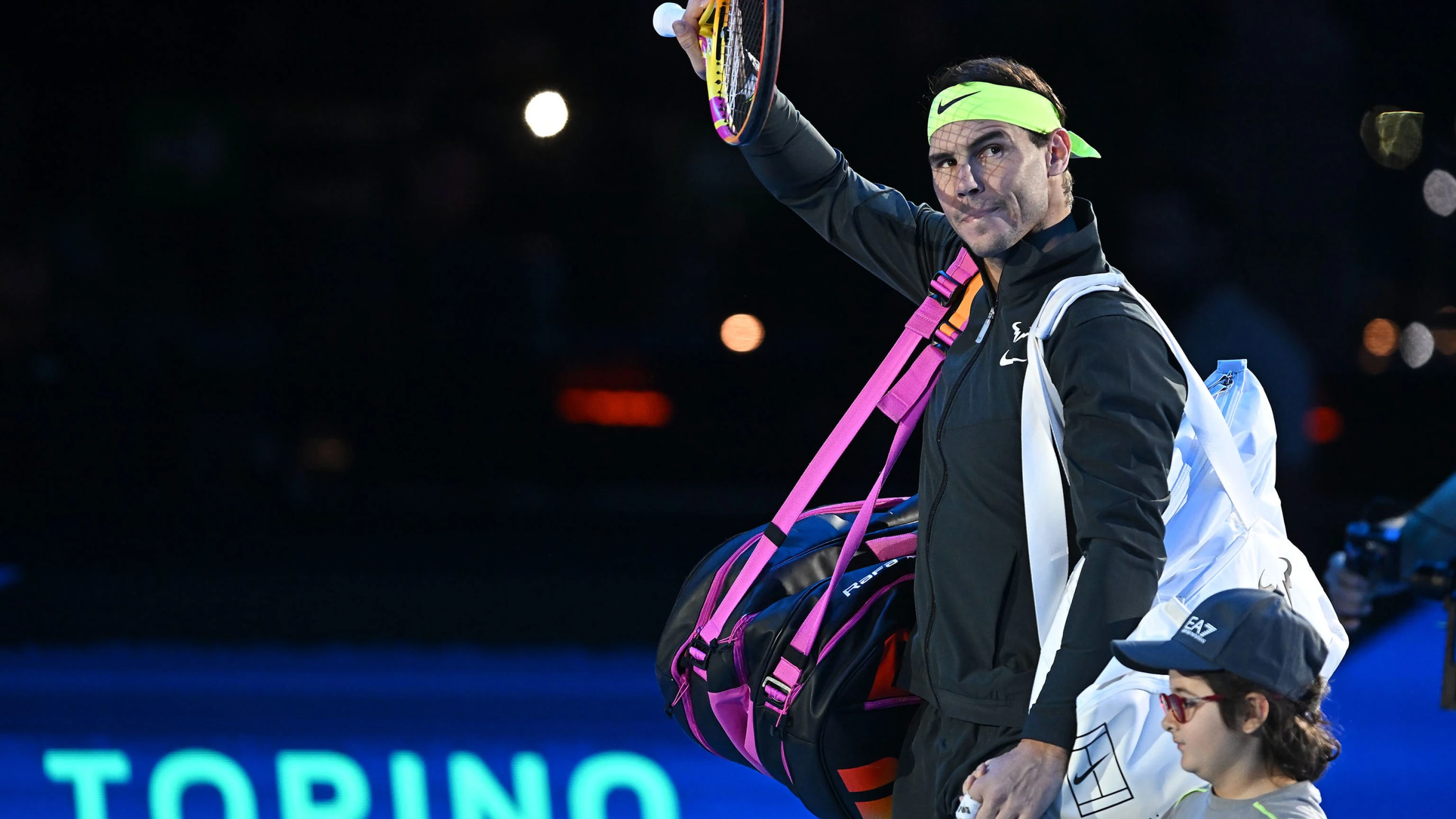 Rafa Nadal se despide del público de Turín Rafa Nadal se despide del público de Turín