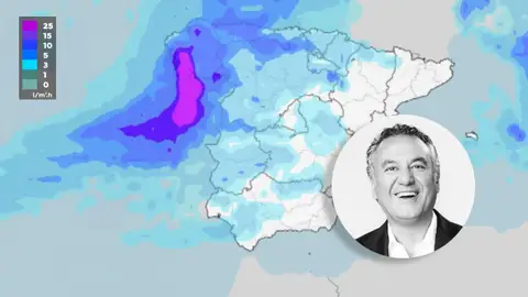 El tiempo: Mapa de lluvias en España El tiempo: Mapa de lluvias en España