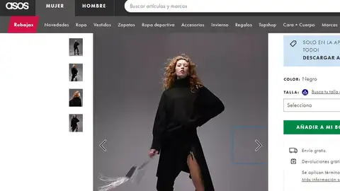 Jersey negro de punto de TopShop. Jersey negro de punto de TopShop.