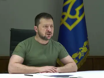 El presidente de Ucrania, Volodímir Zelenski El presidente de Ucrania, Volodímir Zelenski