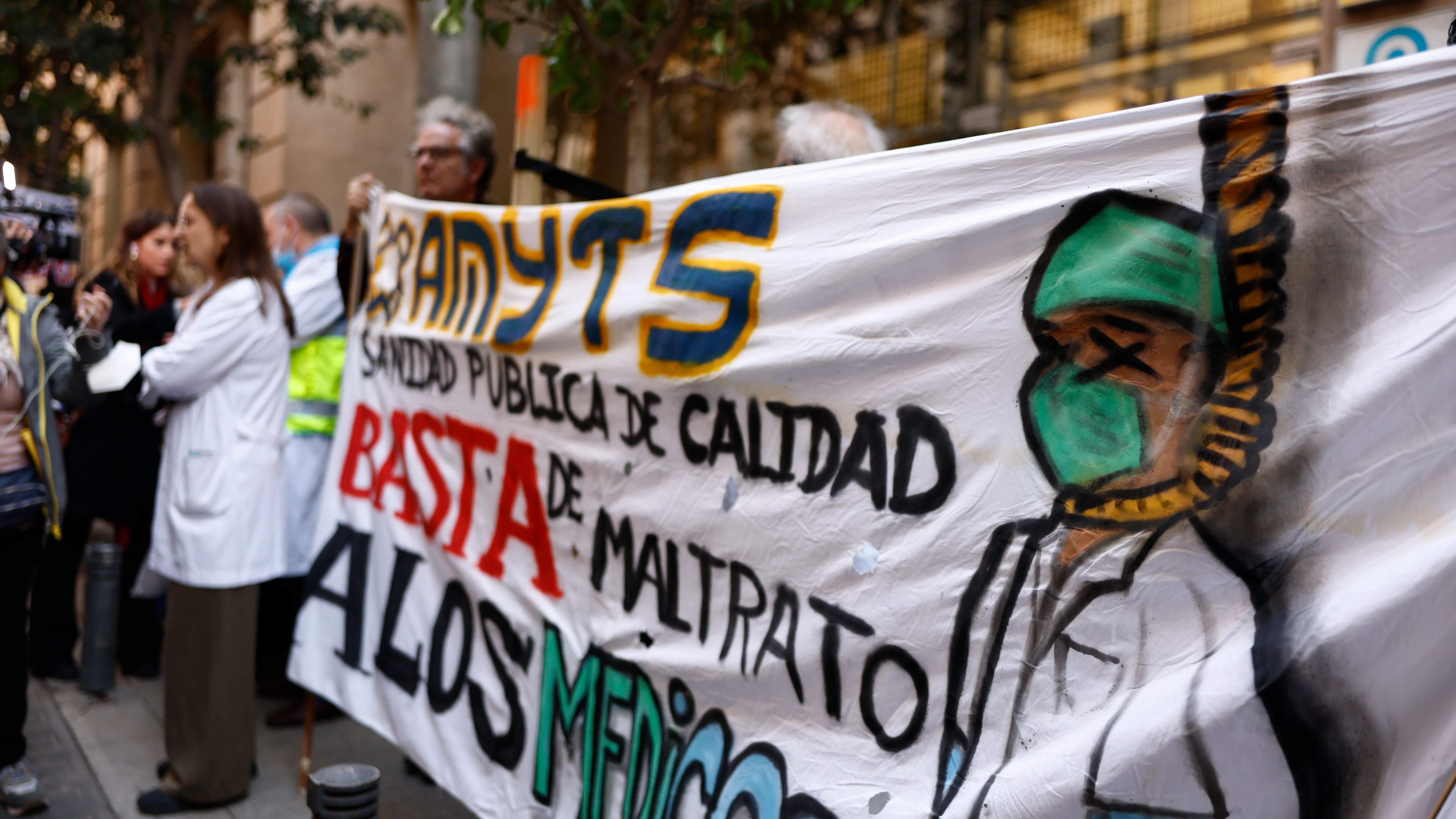 Protesta sanitarios en Madrid Protesta sanitarios en Madrid