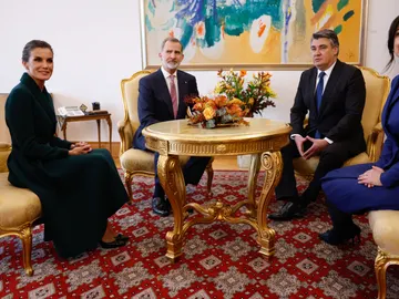 Los reyes en Croacia Los reyes en Croacia