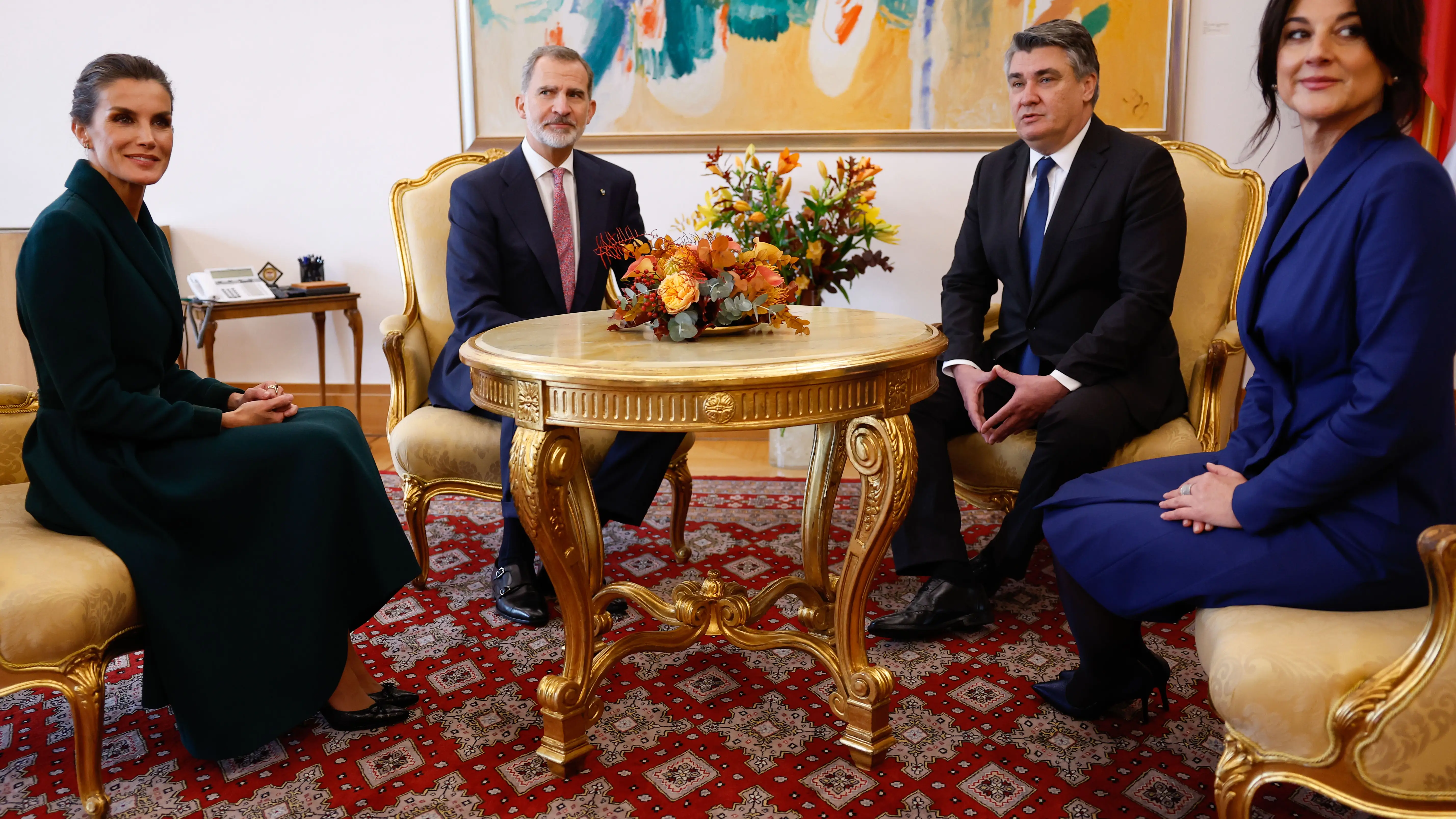Los reyes en Croacia Los reyes en Croacia