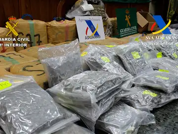 Droga incautada en la operación Droga incautada en la operación