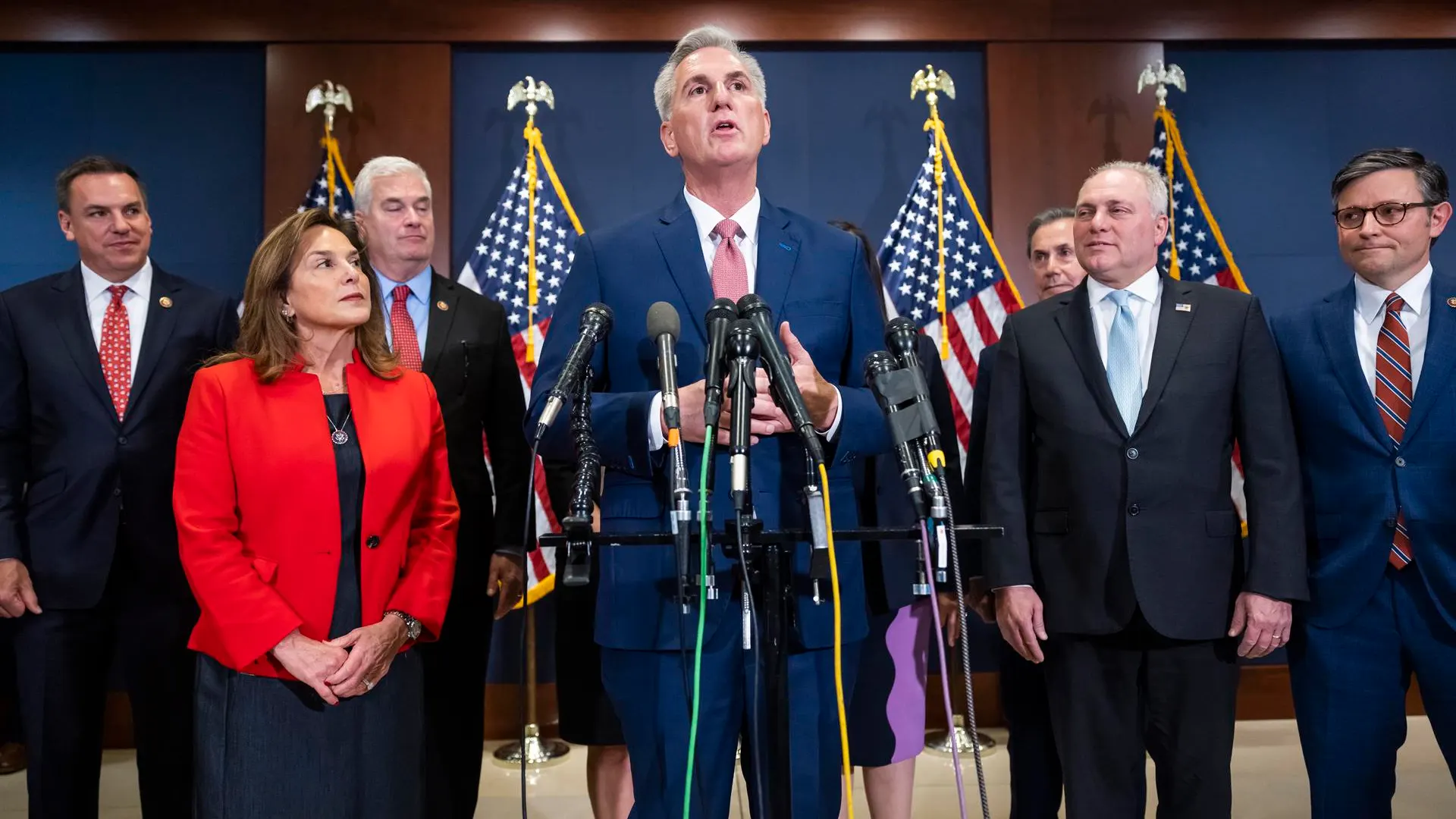 El líder de los republicanos en la Cámara de Representantes, Kevin McCarthy El líder de los republicanos en la Cámara de Representantes, Kevin McCarthy