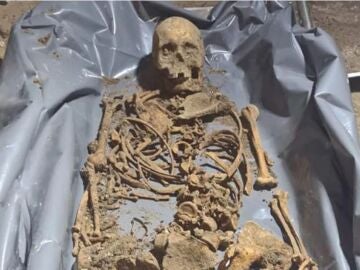 El esqueleto de una mujer, 10 años después de su desaparición
