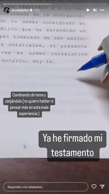 Captura Instagram Carla Barber Captura Instagram Carla Barber