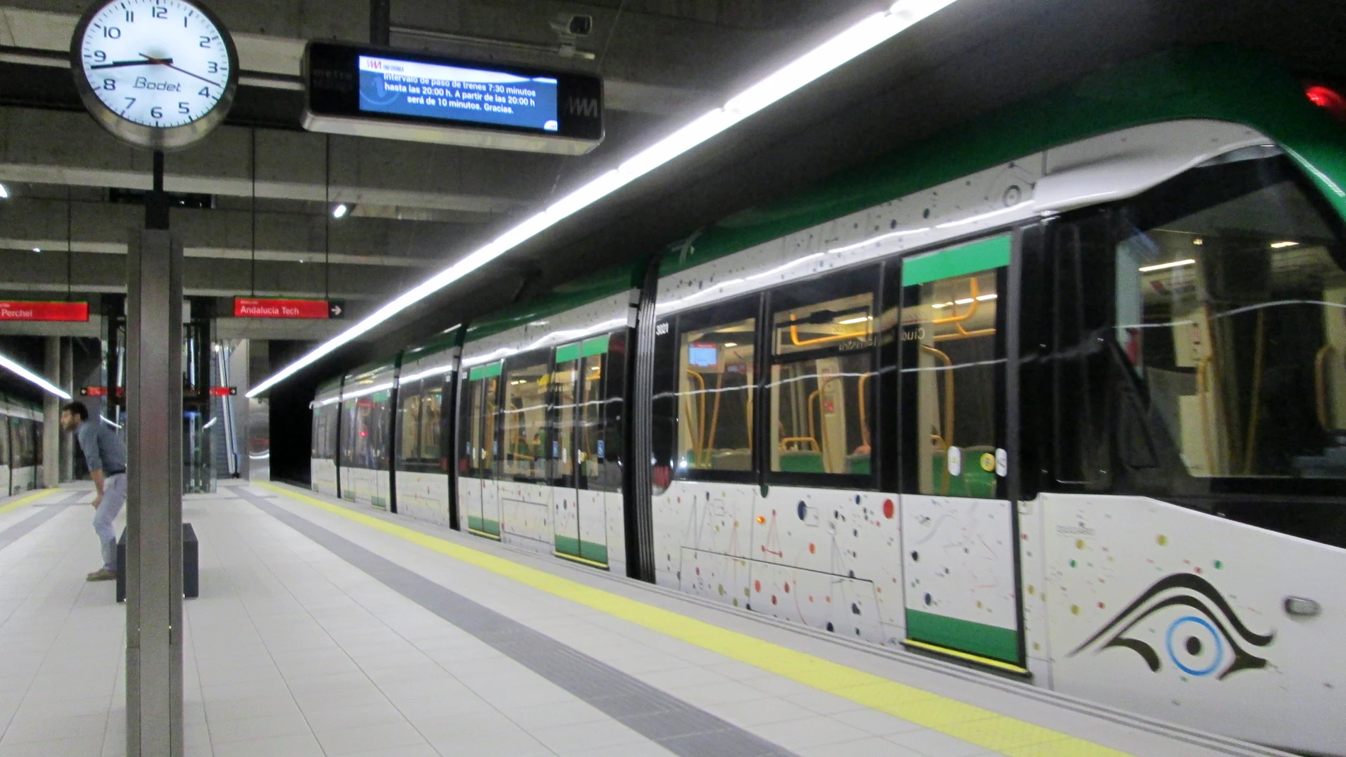 Imagen de archivo del Metro de Málaga
