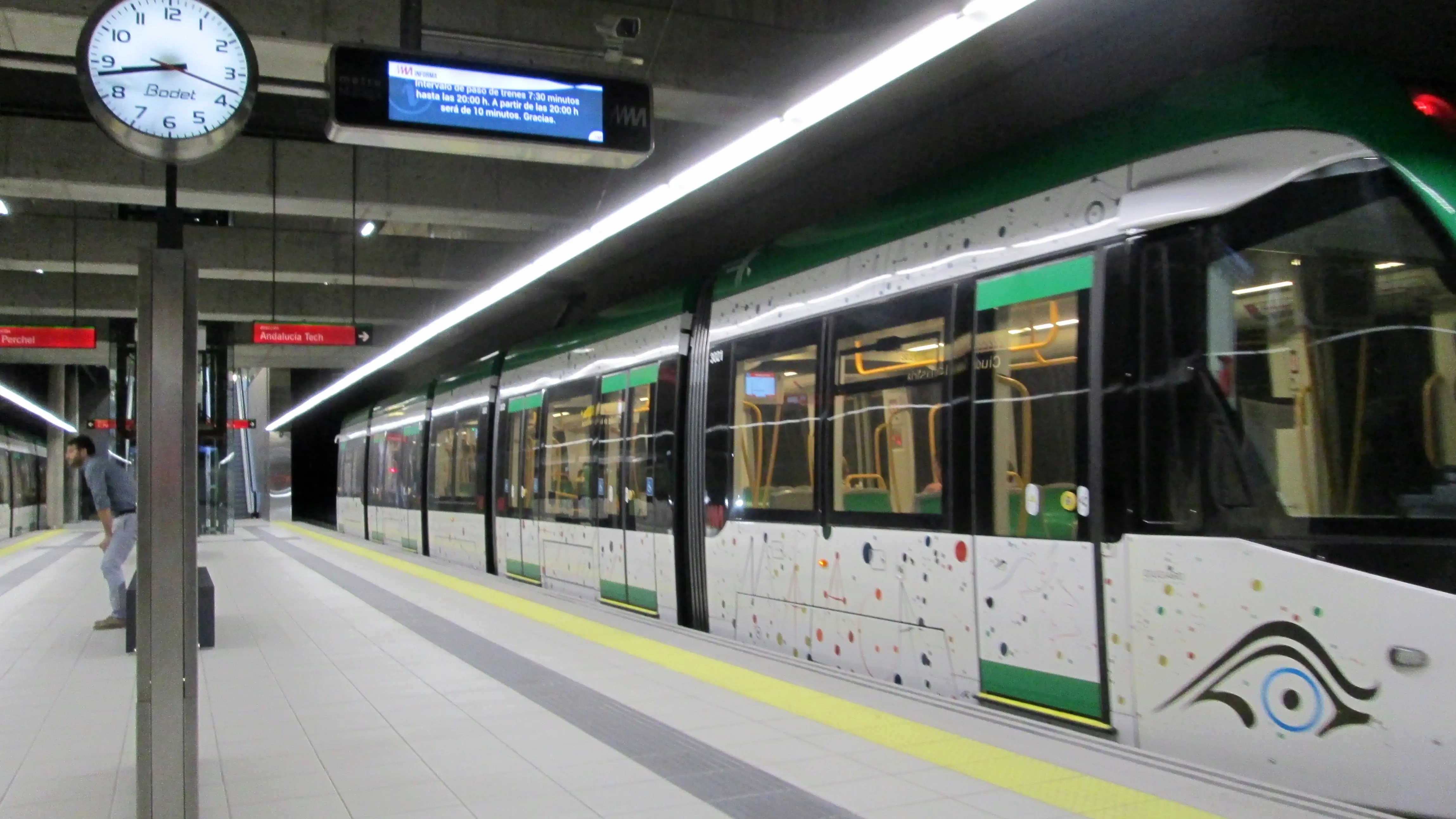 Imagen de archivo del Metro de M&aacute;laga
