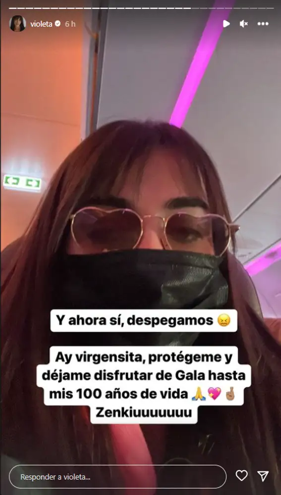 Captura Instagram Violeta Mangriñán