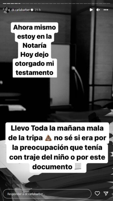 Captura Instagram Carla Barber
