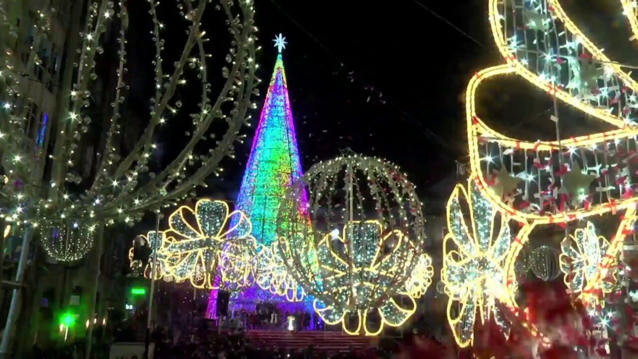 Así Ha Sido El Encendido De Las Luces De Navidad De Vigo 2022, En Vídeo