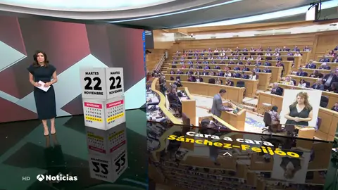 El debate de los Presupuestos y un nuevo cara a cara entre Sánchez y Feijóo marcan la agenda política de la semana El debate de los Presupuestos y un nuevo cara a cara entre Sánchez y Feijóo marcan la agenda política de la semana