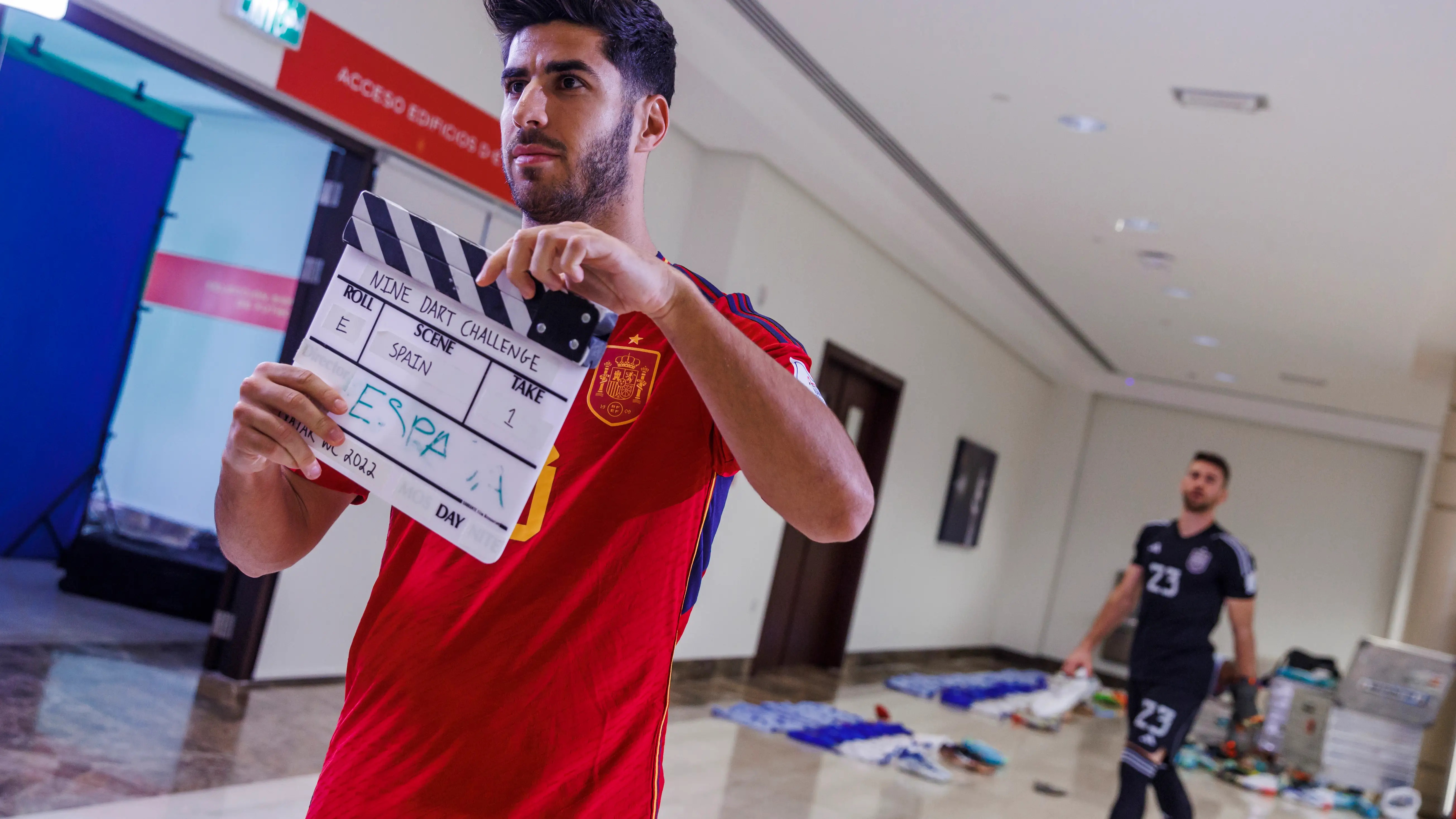 Marco Asensio, en la concentraci&oacute;n de Espa&ntilde;a en Doha (Qatar)