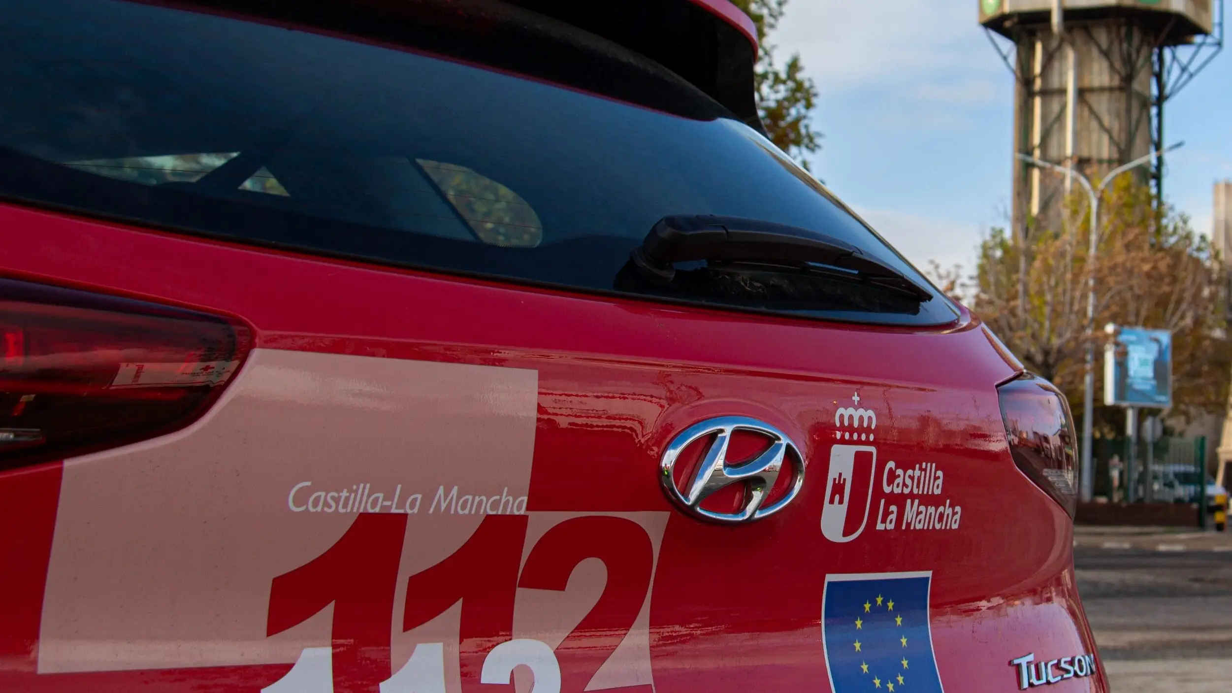 imagen de un coche del 112 Castilla-La Mancha