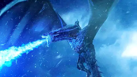 Rey de la Noche montado en el dragón en 'Juego de Tronos' Rey de la Noche montado en el dragón en 'Juego de Tronos'