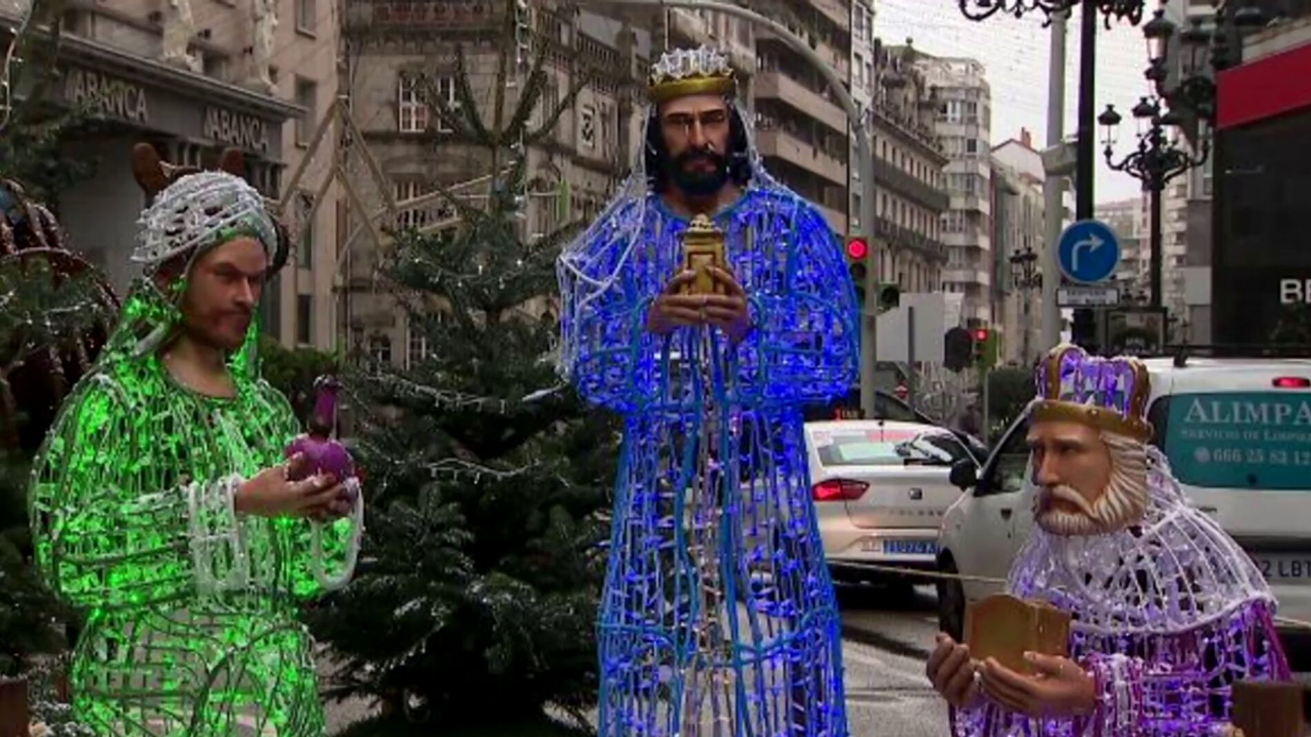 'Desaparecen' los Reyes Magos de Vigo: 