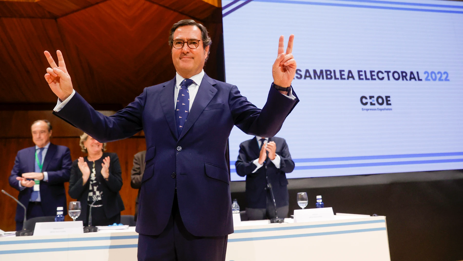 Antonio Garamendi, reelegido presidente de la CEOE por otros 4 años